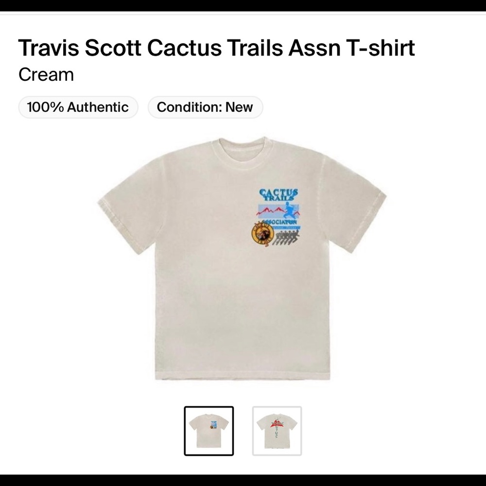 New cactus Jack T-shirt